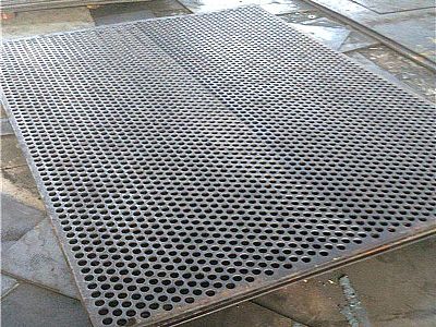 天津钢板冲孔网用于造纸厂，水泥厂，食品厂，糖厂等